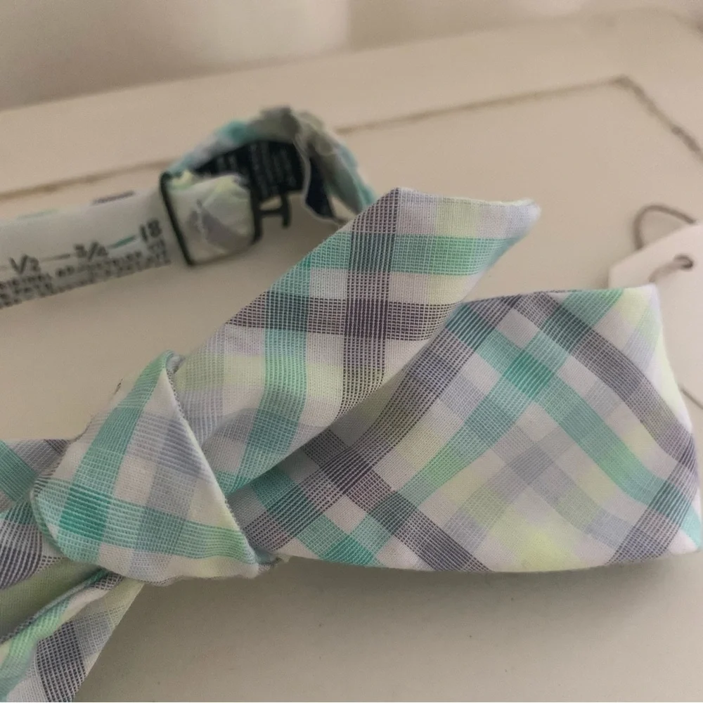 NWT Steven Alan Plaid Bowtie - Picture 2 of 6